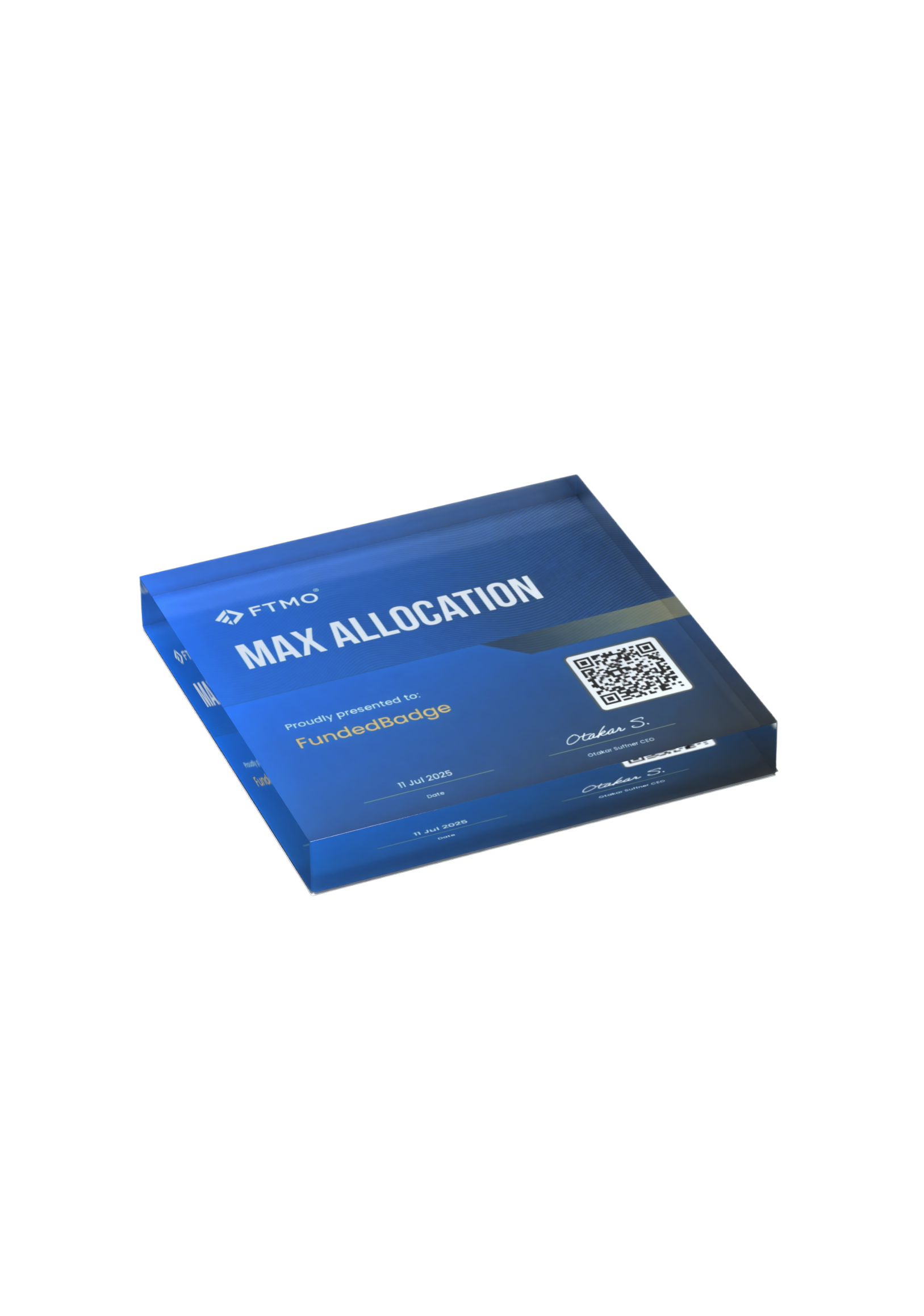 Square Medium Plaque